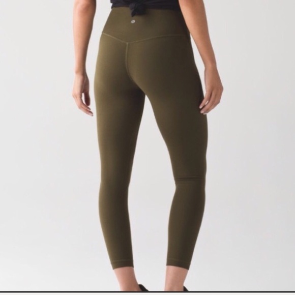 Rare Lululemon Align pant military green - Picture 5 of 6